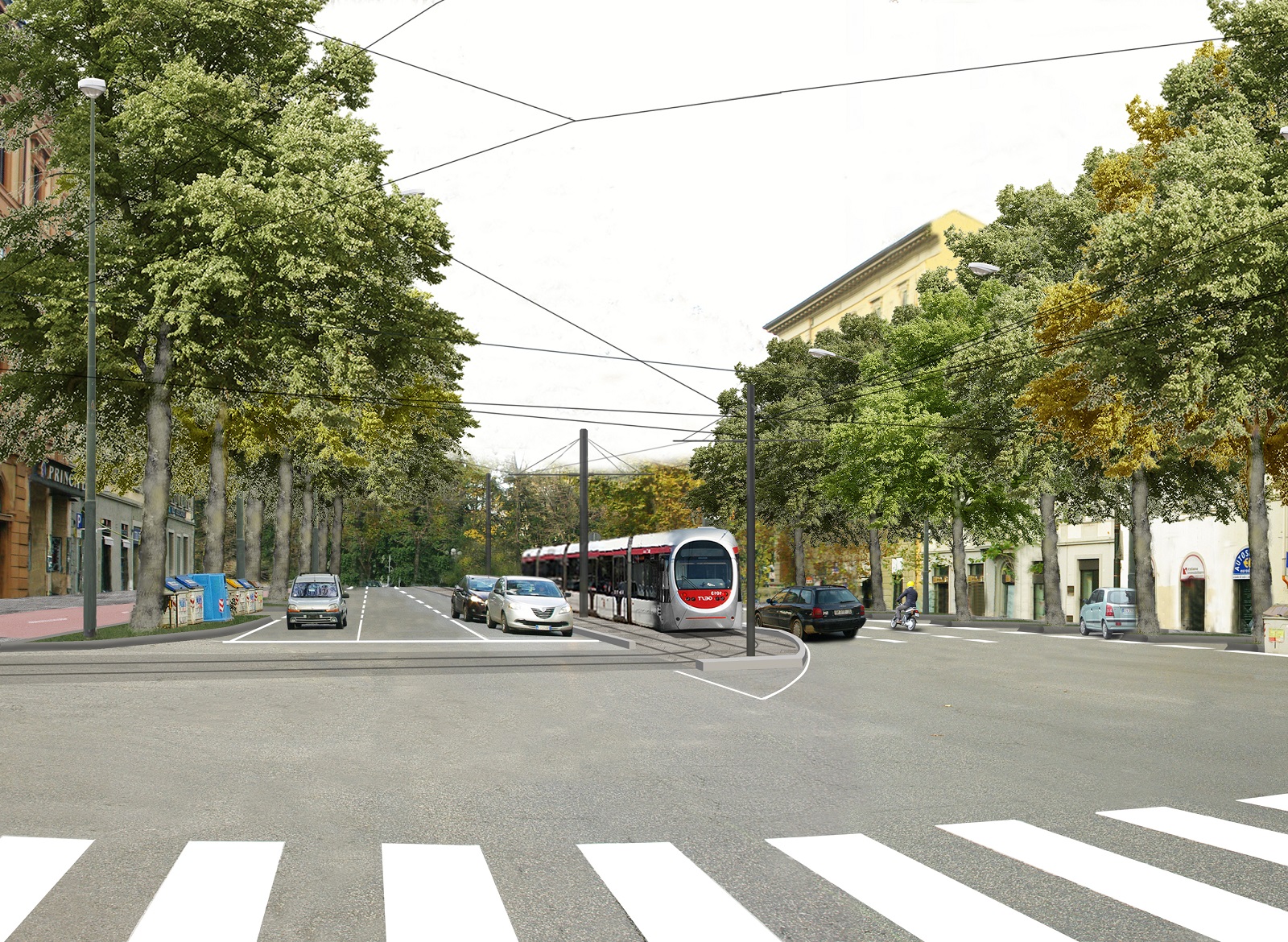 Scopri di più sull'articolo 2016 Tramvia Linea 2 Variante Alternativa Centro Storico Viale Lavagnini, Piazza Libertà, Piazza San Marco